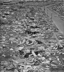 Darwin après le cyclone Tracy en 1974