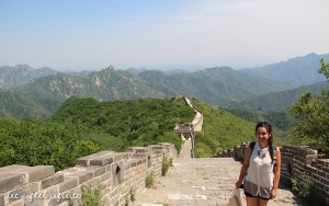 Moi sur la Grande Muraille de Chine