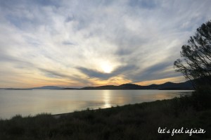 Sunset Tasman Peninsula, Tasmania, Australia