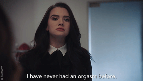 Gif The bold girl - I've never had an orgasm before
